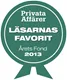Spiltan Aktiefond Investmentbolag_läsarnas favorit_2013