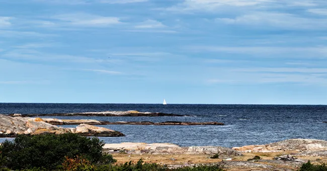 skärgård blå grön