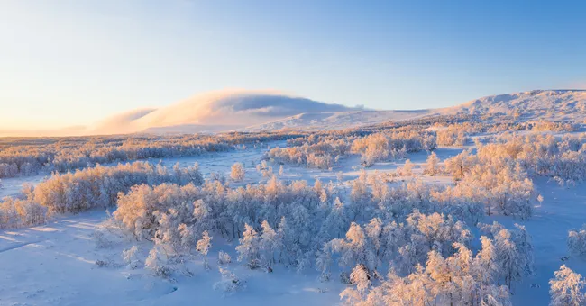 snö fjäll