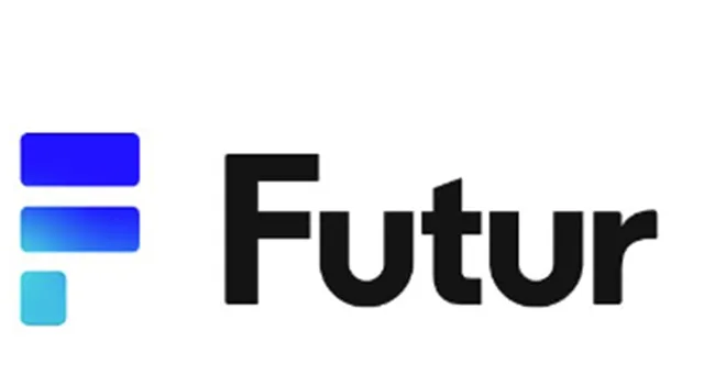 Futur färg på vit botten