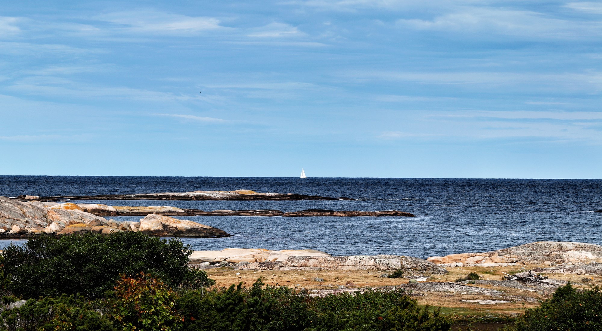 skärgård blå grön